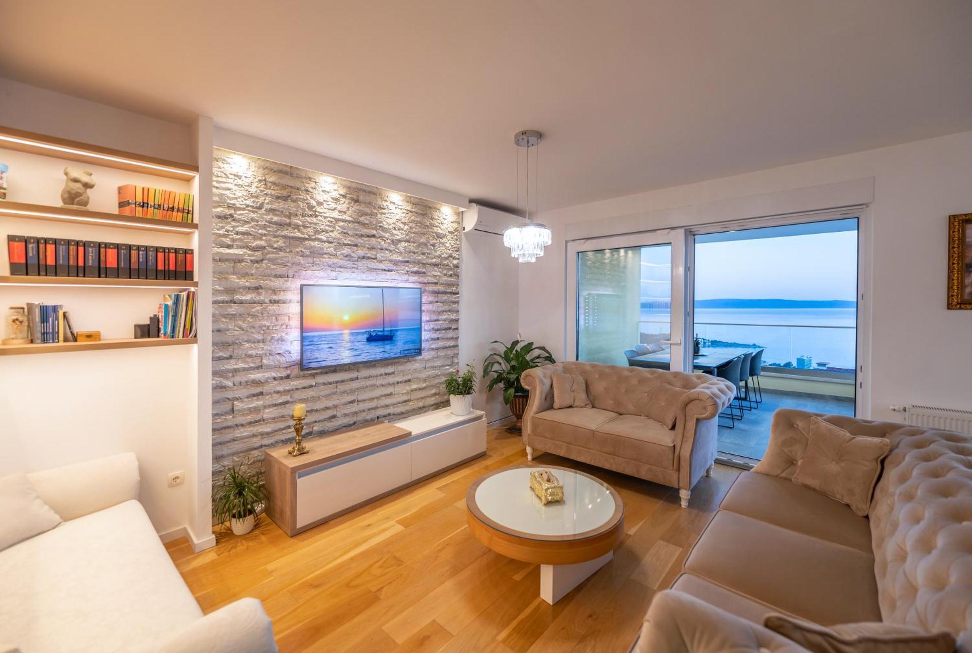 Апартаменты Penthouse Nikola Макарска Экстерьер фото