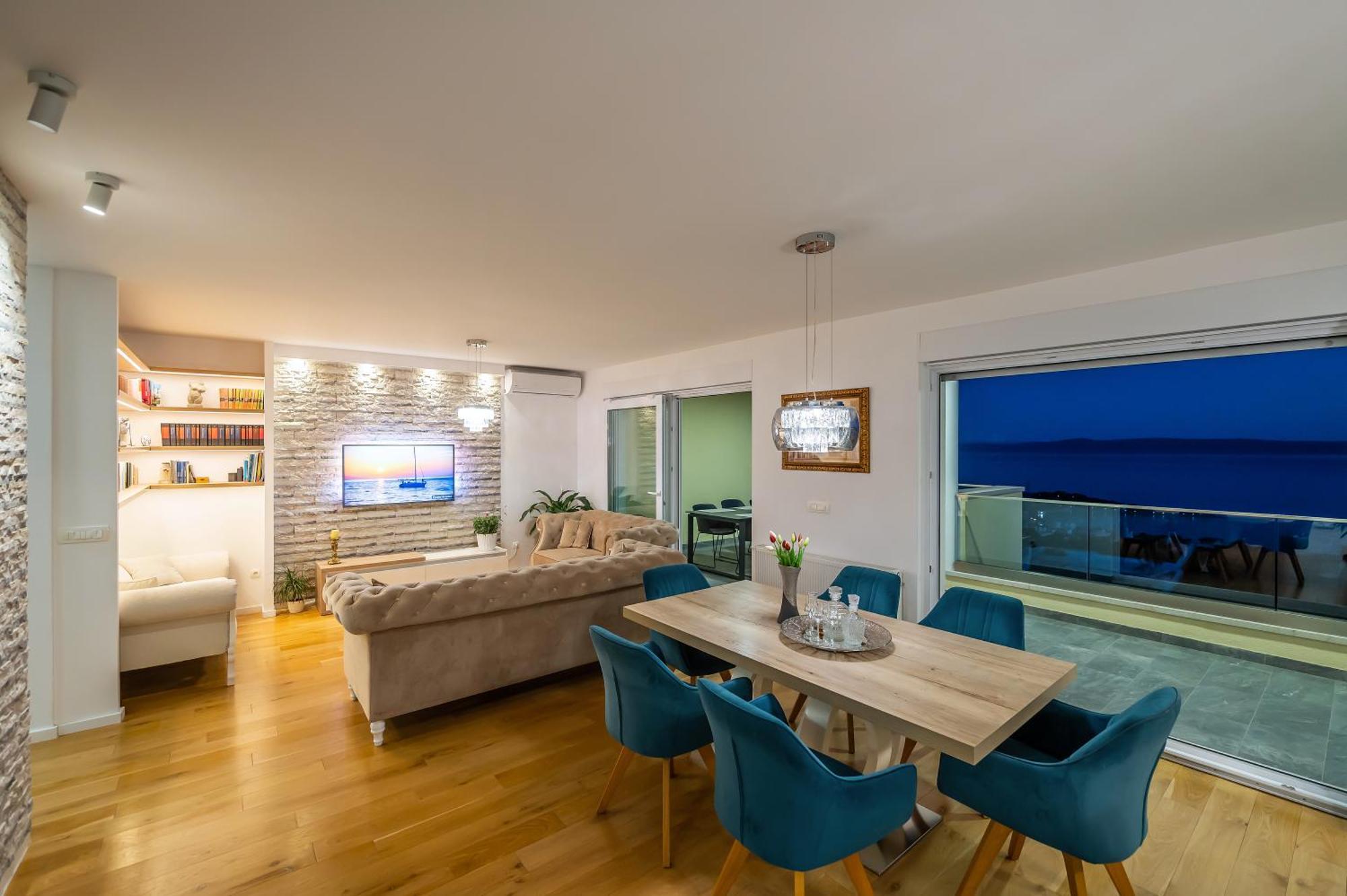 Апартаменты Penthouse Nikola Макарска Экстерьер фото